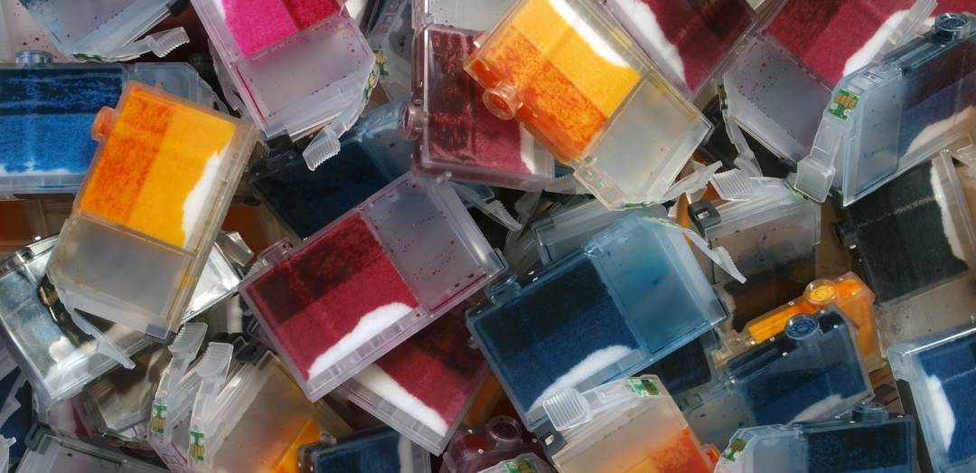 Used ink cartridges