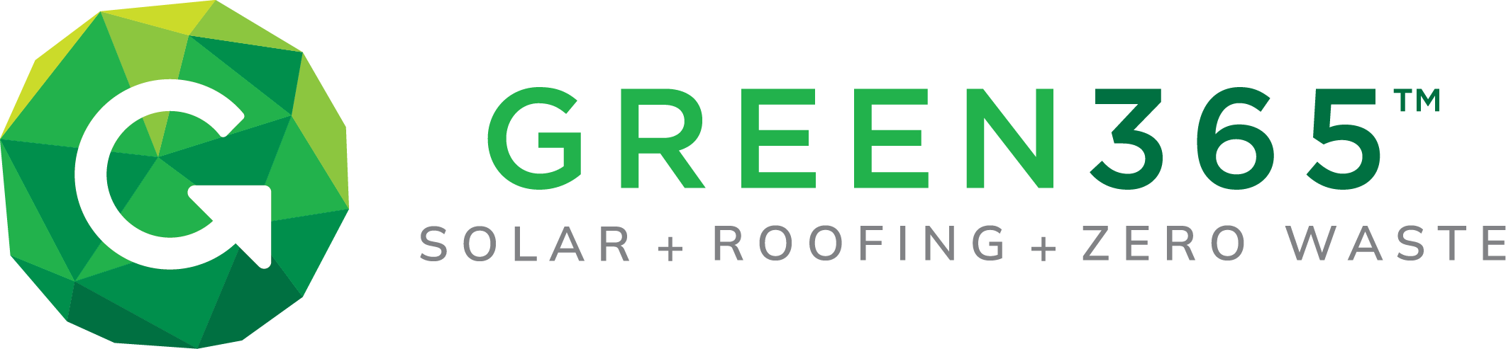 Green365 solar roofing zero waste logo